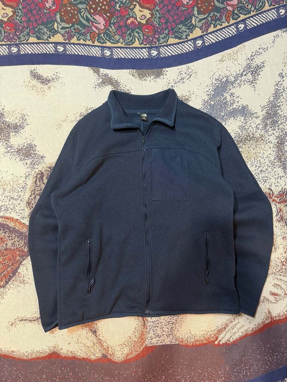 Navy The North Face  Full-Zip Fleece Jacket